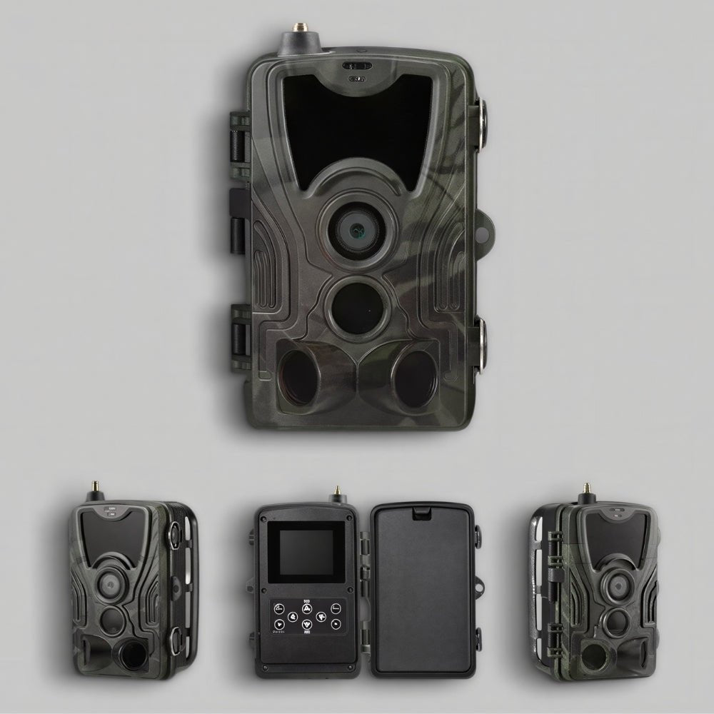 Camera de chasse 4K avec écran 4G+ – Images ultra nettes & contrôle à distance