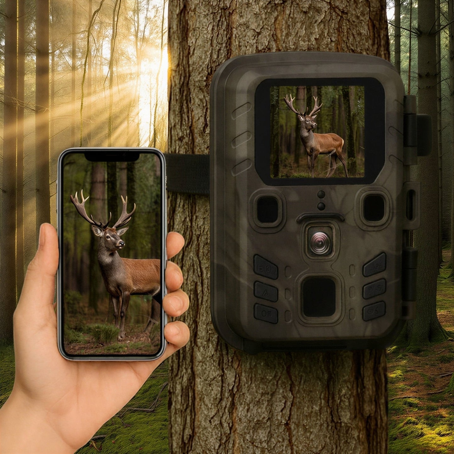 Caméra de chasse Wifi 4K