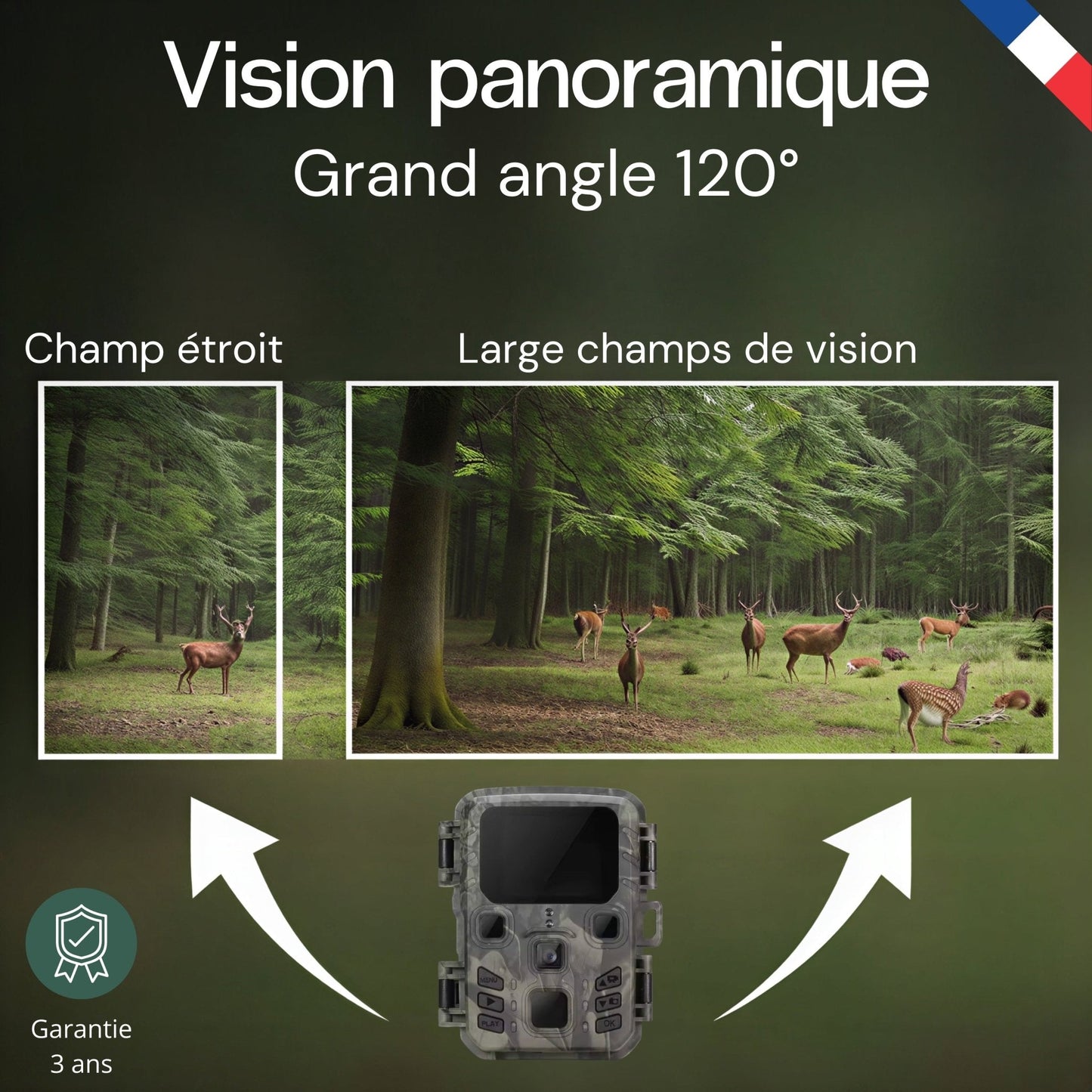 Caméra de chasse Wifi 4K