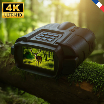 Jumelles vision nocturne 4K - Autonomie 20h