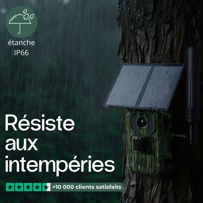 Caméra de chasse 4G solaire