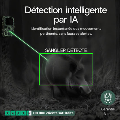 Caméra de chasse Wifi 4K