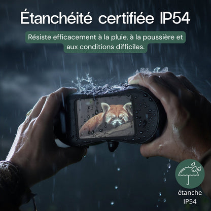 Jumelles vision nocturne 4K -Autonomie 8h