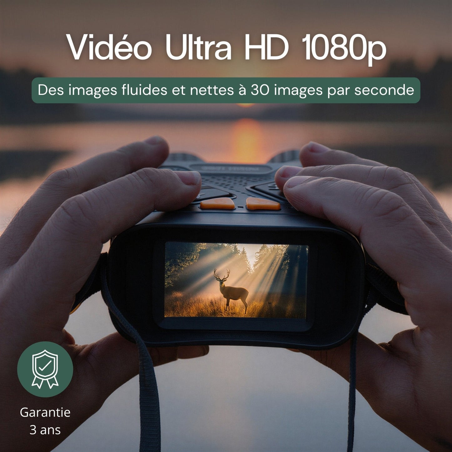 Jumelles vision nocturne HD