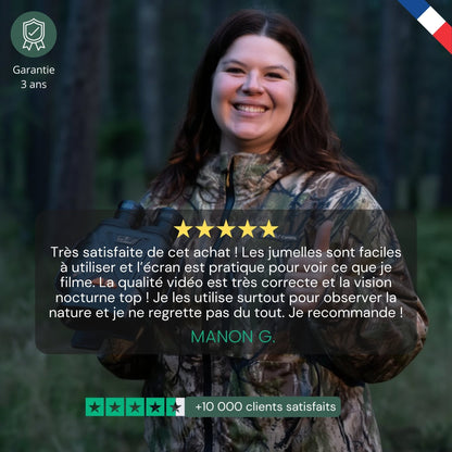 Jumelles vision nocturne HD