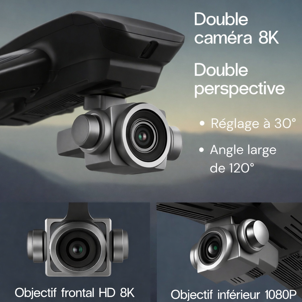 Drone vidéo 8K