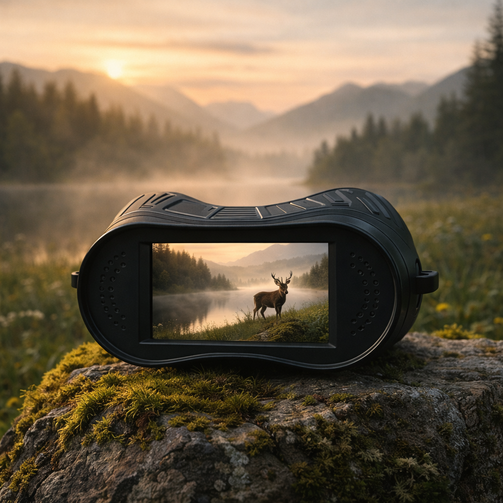 Jumelles vision nocturne 4K -Autonomie 8h