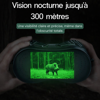 Jumelles vision nocturne 4K -Autonomie 8h
