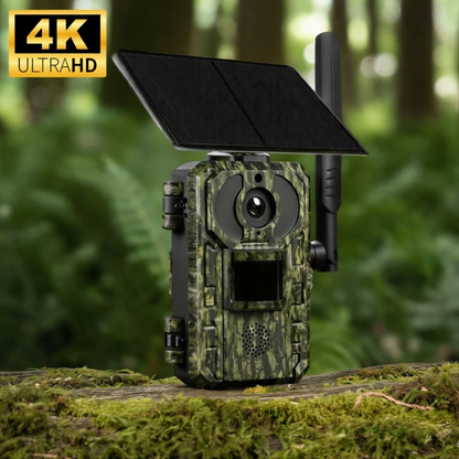 Camera de chasse 4G avec panneau solaire intégré